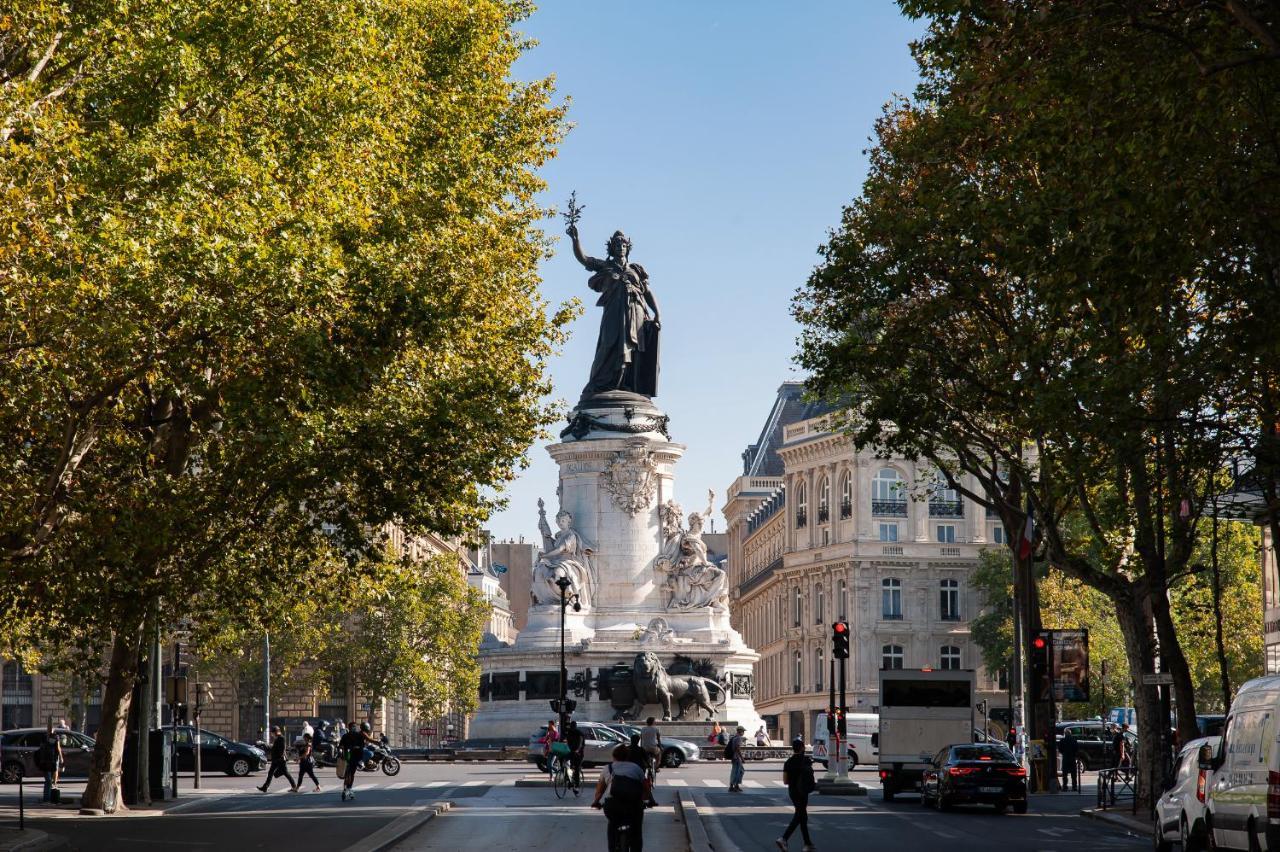 باريس Hotel Au Coeur De Republique المظهر الخارجي الصورة